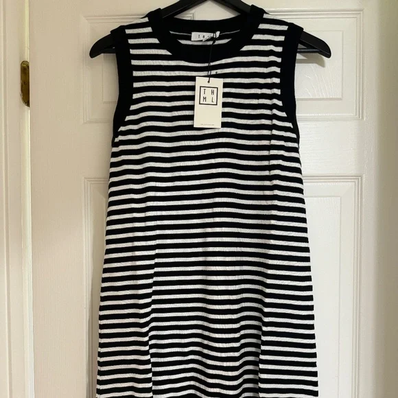 THML Stripe Tank Dress - Small NWT - Picture 1 of 7